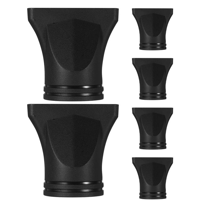 Universal Hair Dryer Nozzle Set 6PCS Professional Salon Blower Attachment For Styling - Image 1